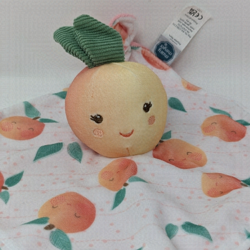 Mary Meyer Lovey Peach Sweet Smoothie Baby Plush Fruit